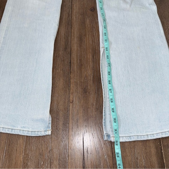 Pistola High Rise Jean Straight leg Side Split Light Blue Women’s 26 - Picture 8 of 13